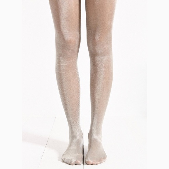 sheer shimmer tights